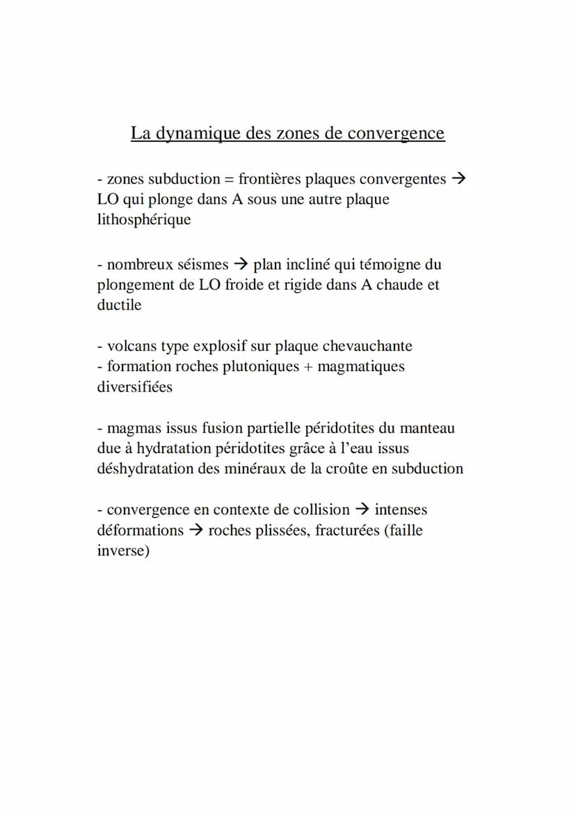La structure du globe terrestre
- répartition bimodale altitudes → contraste de relief entre
océans et continents
roches de la CO = basalte 