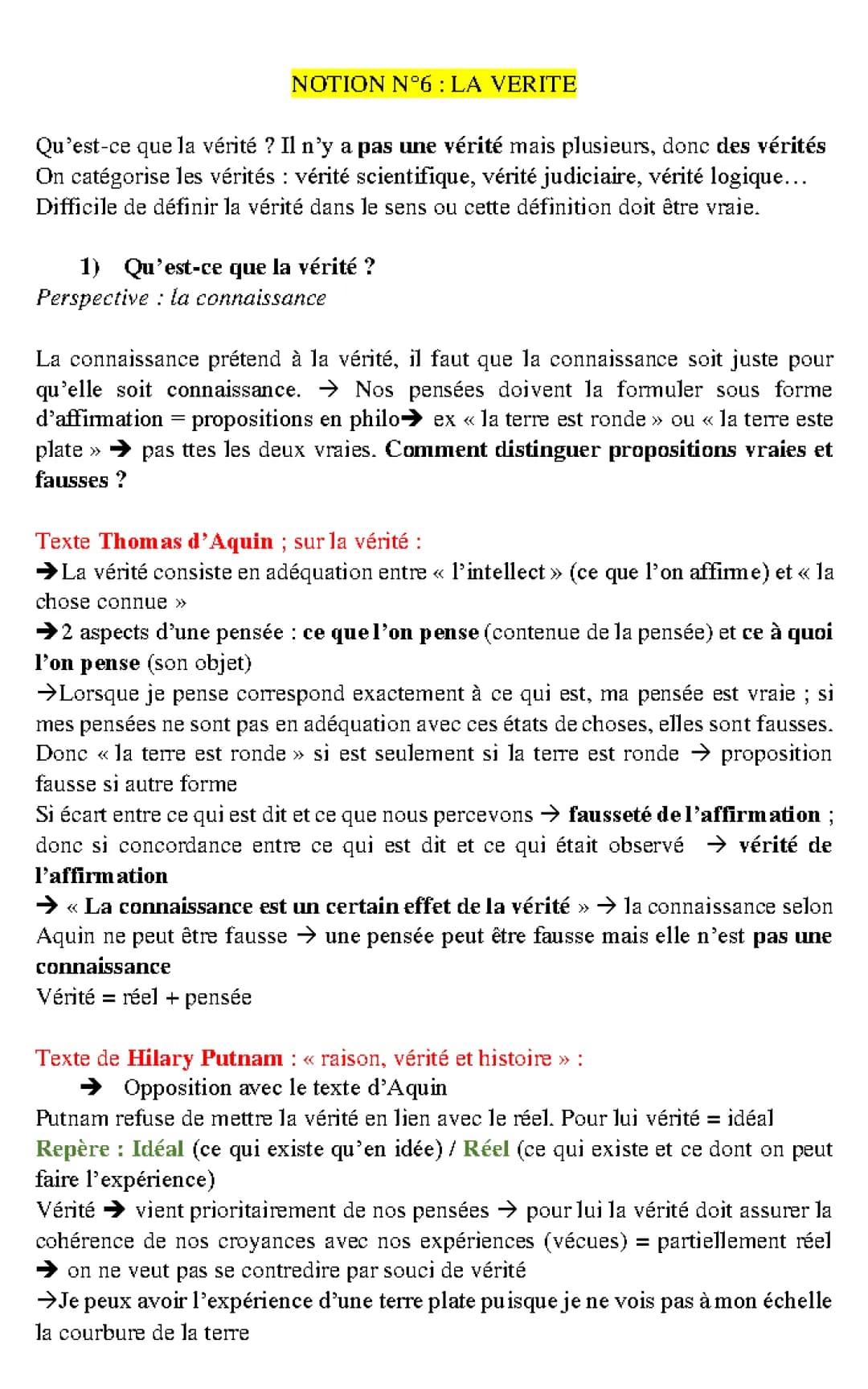 La vérité en philosophie - Définitions et cours pour Terminale