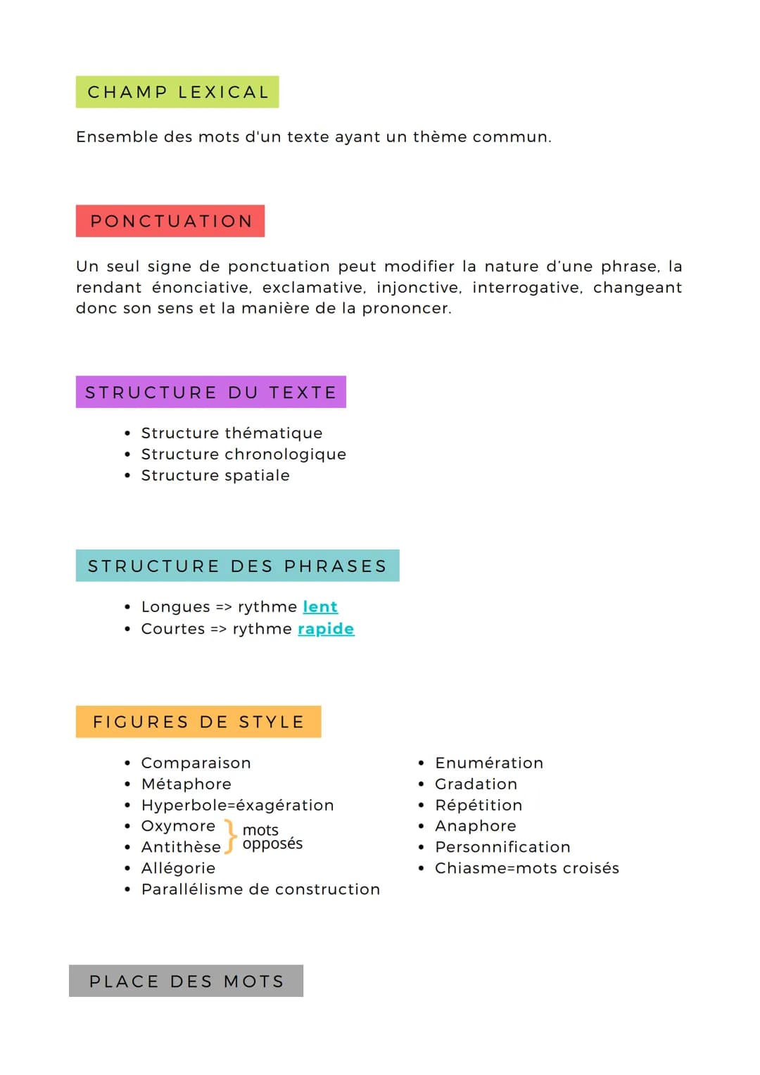 PRONOMS
• Qui écrit ? auteur
Qui raconte ? narrateur
• Qui agit? personnages
●
RÉCIT
FICHE OUTILS
TEMPS/MODES
Auteur = Narrateur = Perso => 