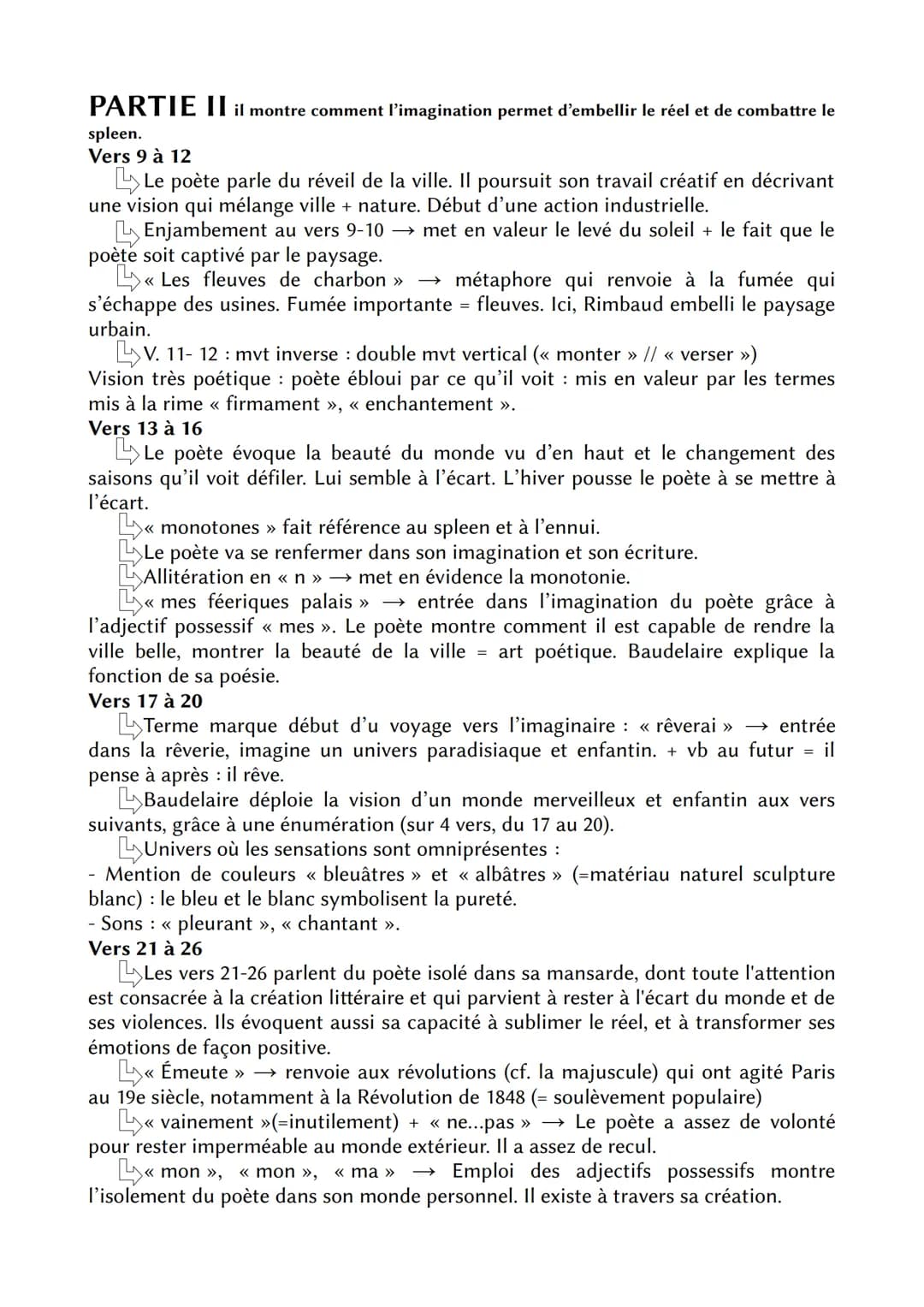 Fiche Baudelaire - Paysage
Introduction
Charles Baudelaire = Poète du 19ème siècle, représentant d'une modernité
poétique. Sa poésie = hérit