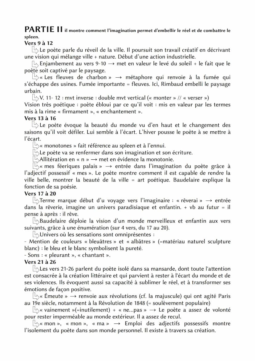 Fiche Baudelaire - Paysage
Introduction
Charles Baudelaire = Poète du 19ème siècle, représentant d'une modernité
poétique. Sa poésie = hérit
