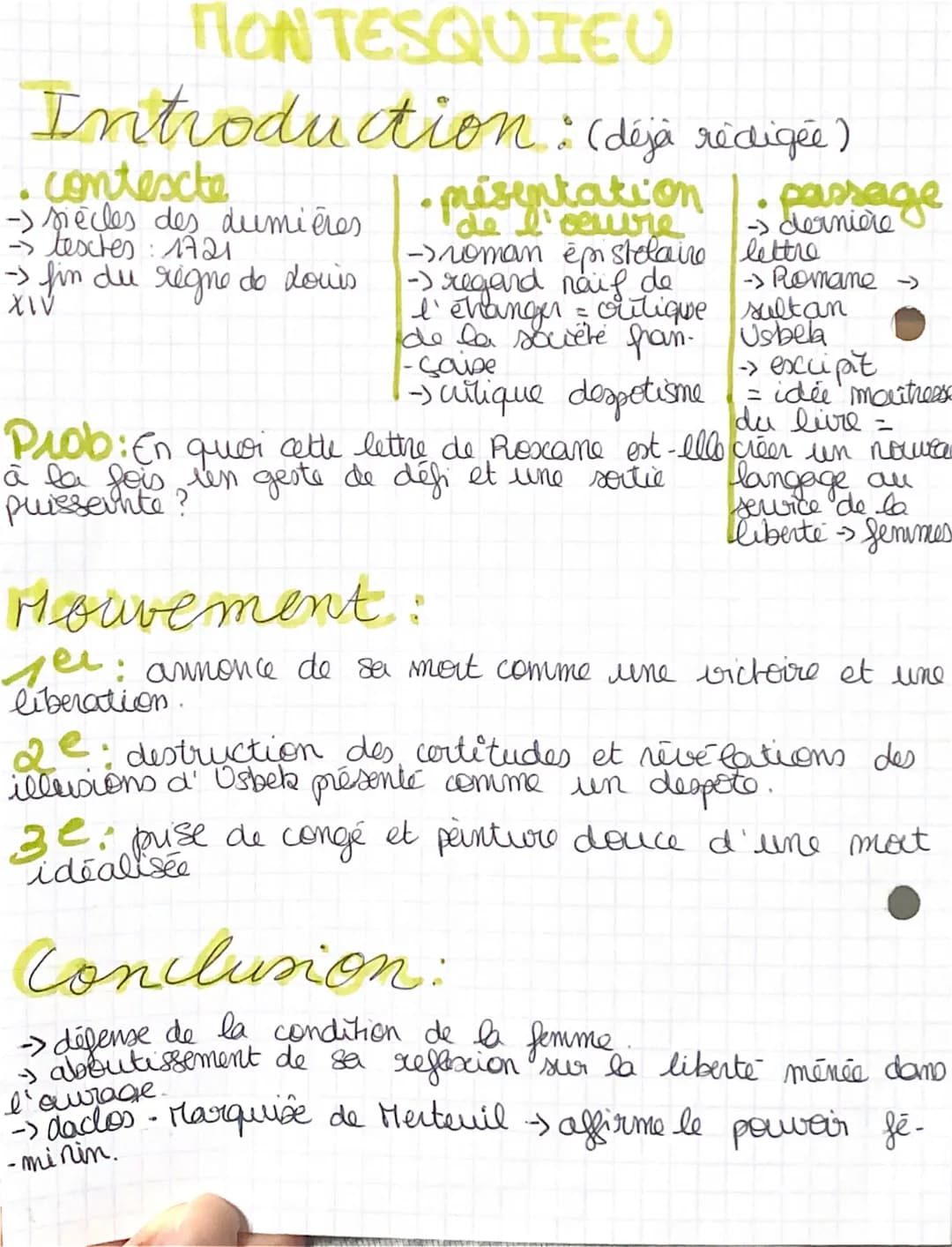 MONTESQUIEU
dettres persones
Fexte 2: dettre 161
-adverbe de
; je me
defi
insr.
qui
Oui, je t'ai trompé j'ai séduit tes eunuques; (
suis jou