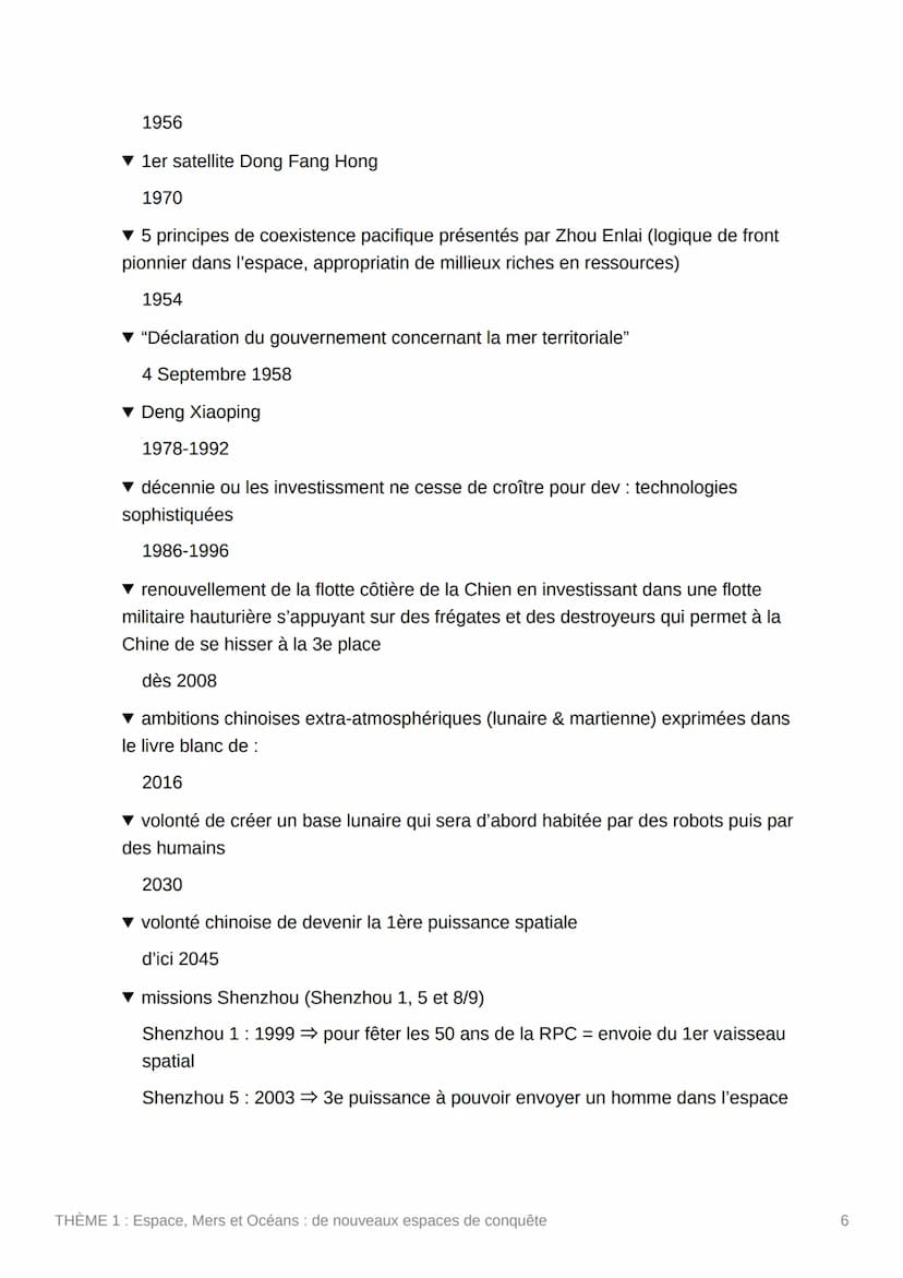 THÈME 1: Espace, Mers et
Océans : de nouveaux espaces
de conquête
AXE 1:
▾ Nucléaire EUA
Juillet 1945
▼ Nucléaire URSS
Août 1949
▼ R-7 Semio