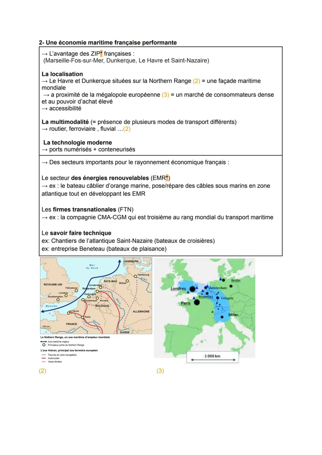 THÈME 1: MERS ET OCÉANS AU COEUR DE LA MONDIALISATION
CHAPITRE 2 : La France, une puissance maritime?
Introduction :
La France, du fait de s