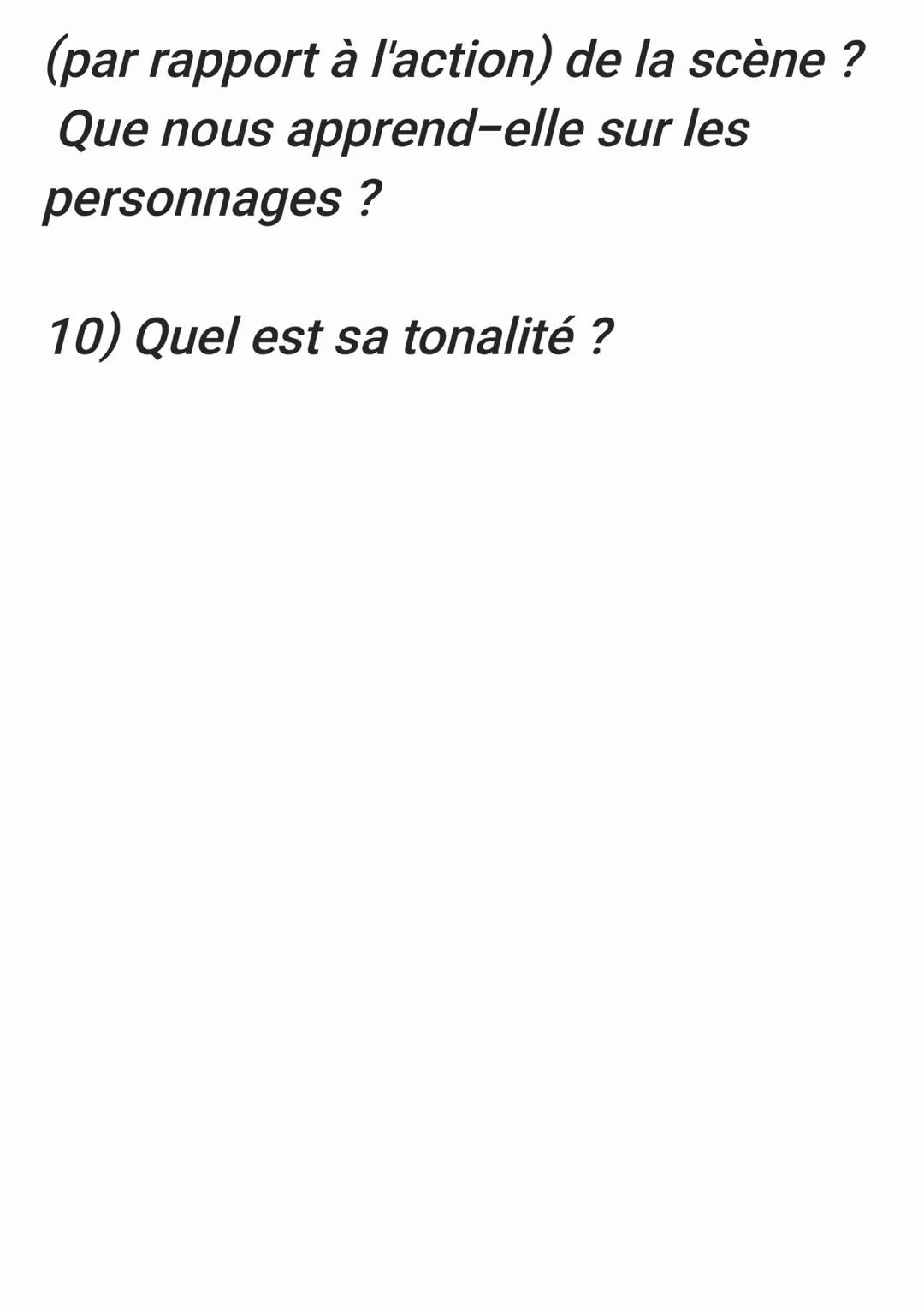 # Analyser un texte

théâtrale:

Voici dix questions que vous
pouvez poser pour l'étude d'un texte
théâtrale :

1) À quel genre et à quelle 