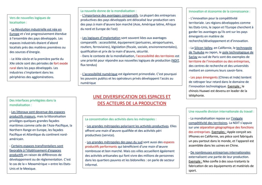 Une diversification des espaces et des acteurs de la production 