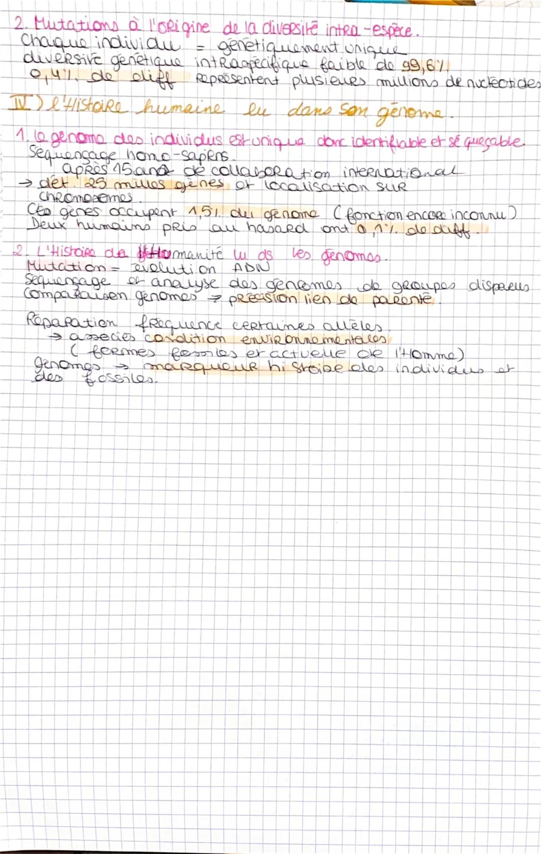 sciences et ou de la terrie
CHAPITRE & Les mutations de l'ADN or la
variabilite ginetique-
Quels sont les mécanismes ammenant à des mutation