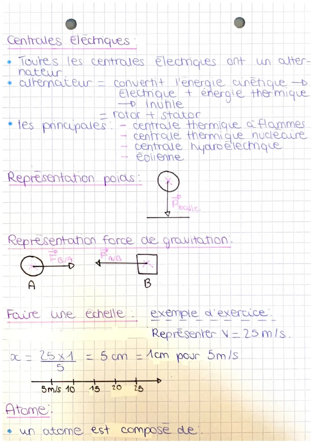 physique
Les Formules à retenir
Vitesse: V = a (S/M)
d Cm/km)
d
km/h m/s = + 3600 x 100
m/s km/h = x 3600÷100
a
• referenciel = objet /perso