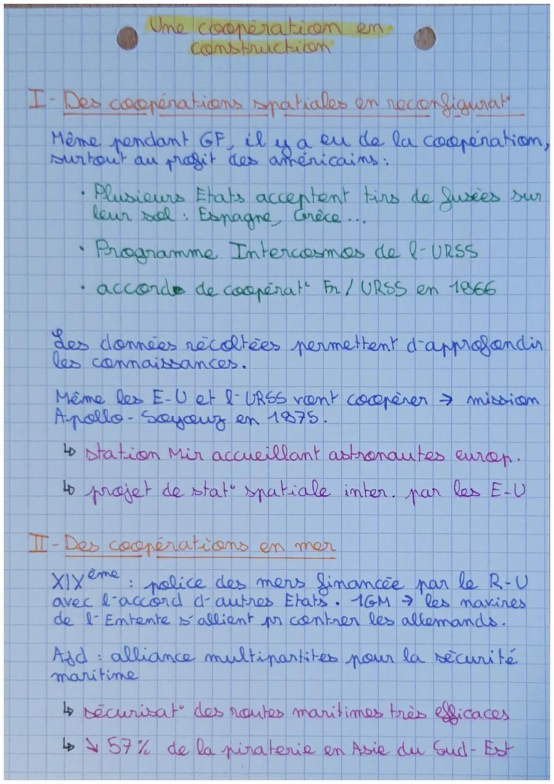 I
Créer de nouvelles règles pr
de nouveaux territoires

I. Organiser la souveraineté des Etats

enjeu diplo.

Dès le XIXème: les Etats veule