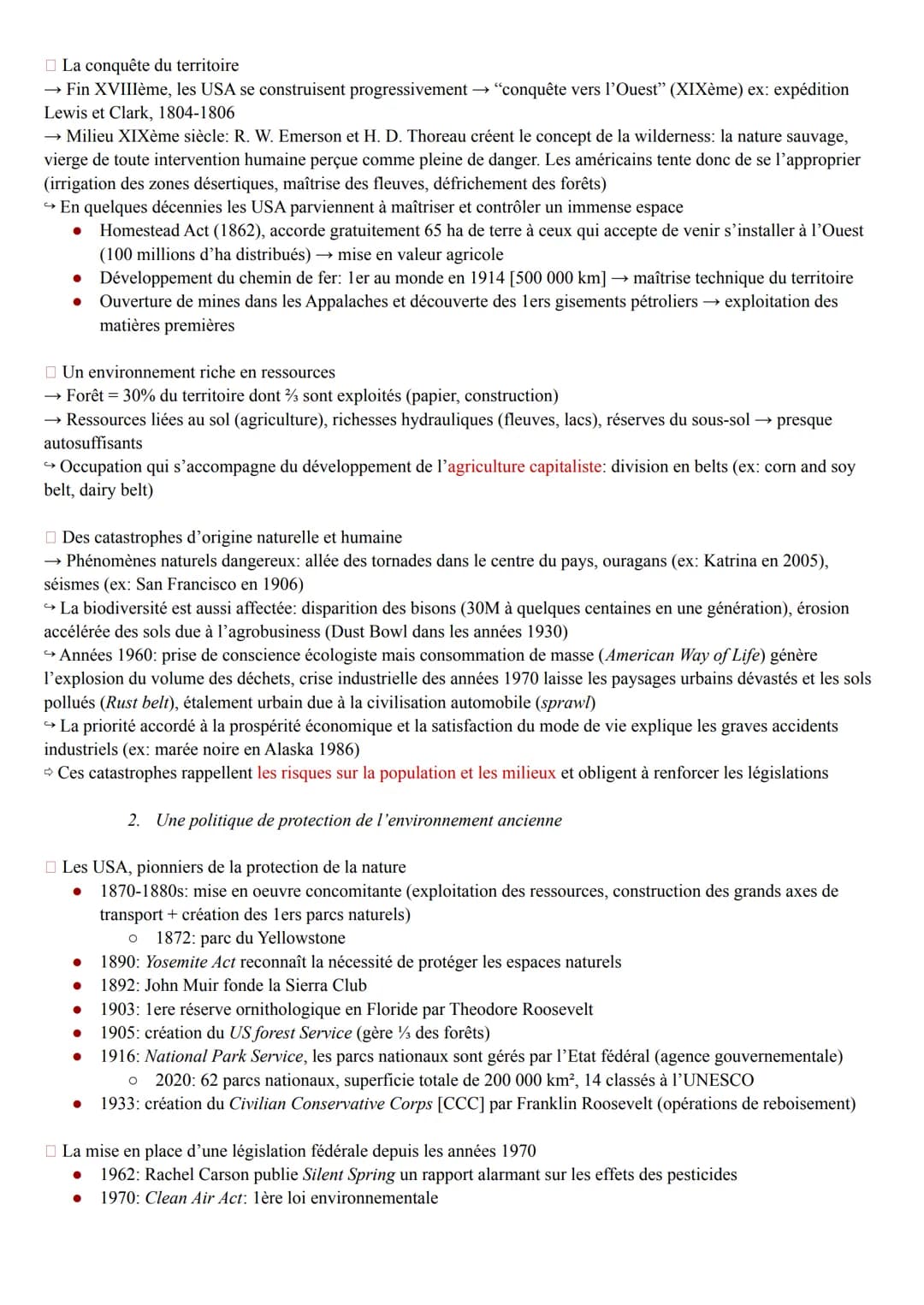 Theme 5: Lenvironnement entre exploitation et protection: un enjeu planétaire
I. Qu'est ce que l'environnement?
A. Un regard sur l'histoire 