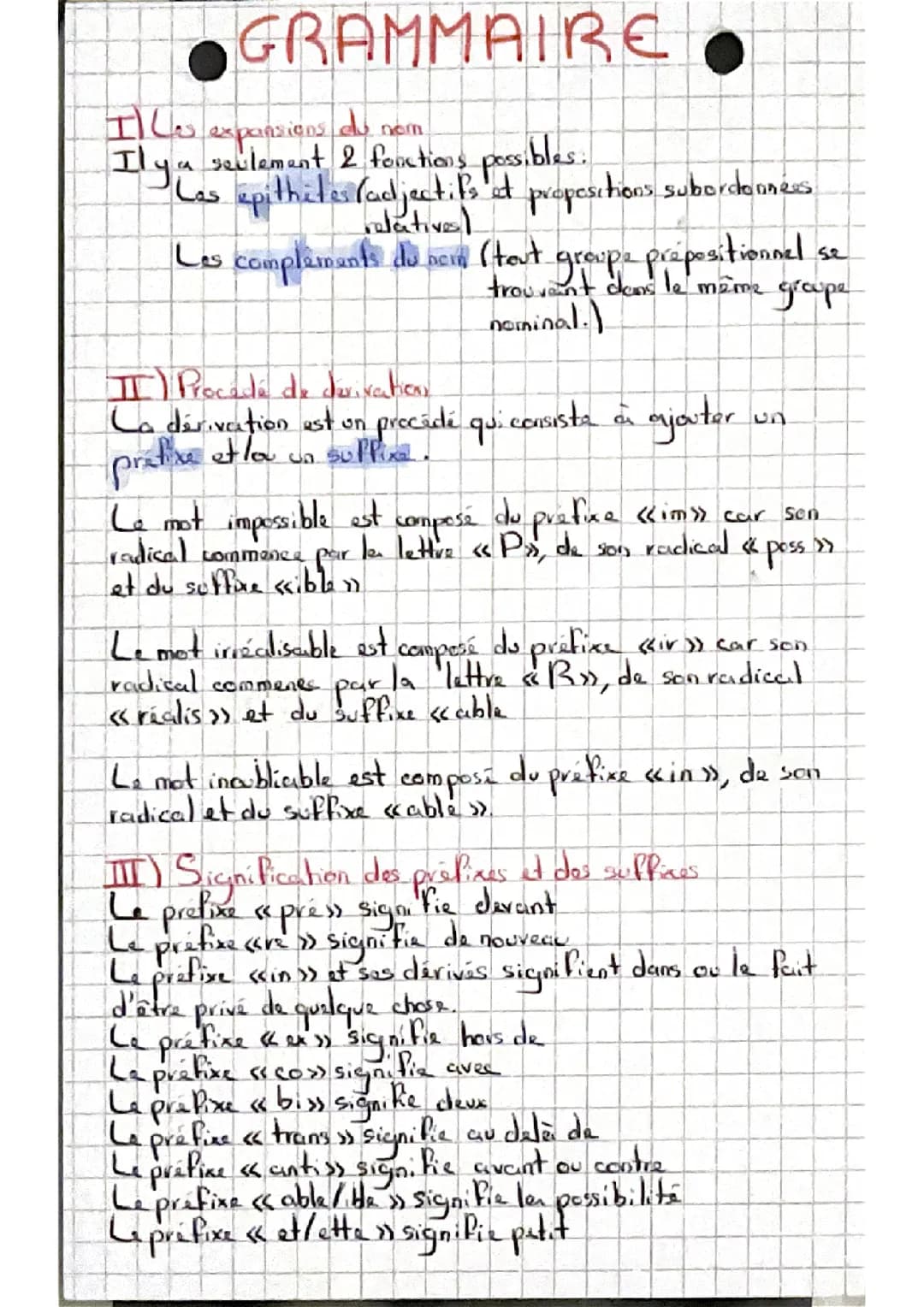 Grammaire 