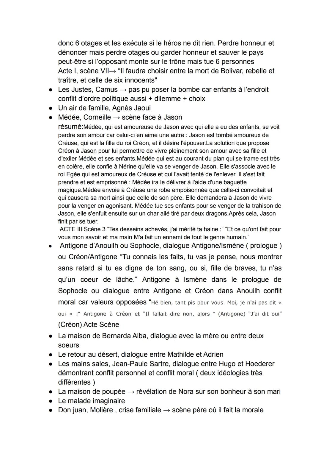 • Hamlet, Shakespeare notamment le monologue sur la vie/mort → "Etre
ou ne pas être, telle est la question "Acte III scène 1
→ existence san