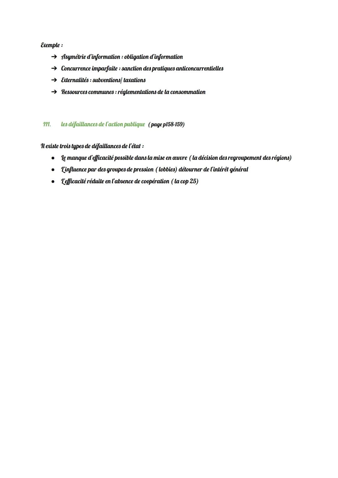 Thème 6 : Comment l'État peut-il intervenir dans l'économie
Chapitre 1: L'intervention de l'etat dans l'économie
1. les fonctions de l'etat 