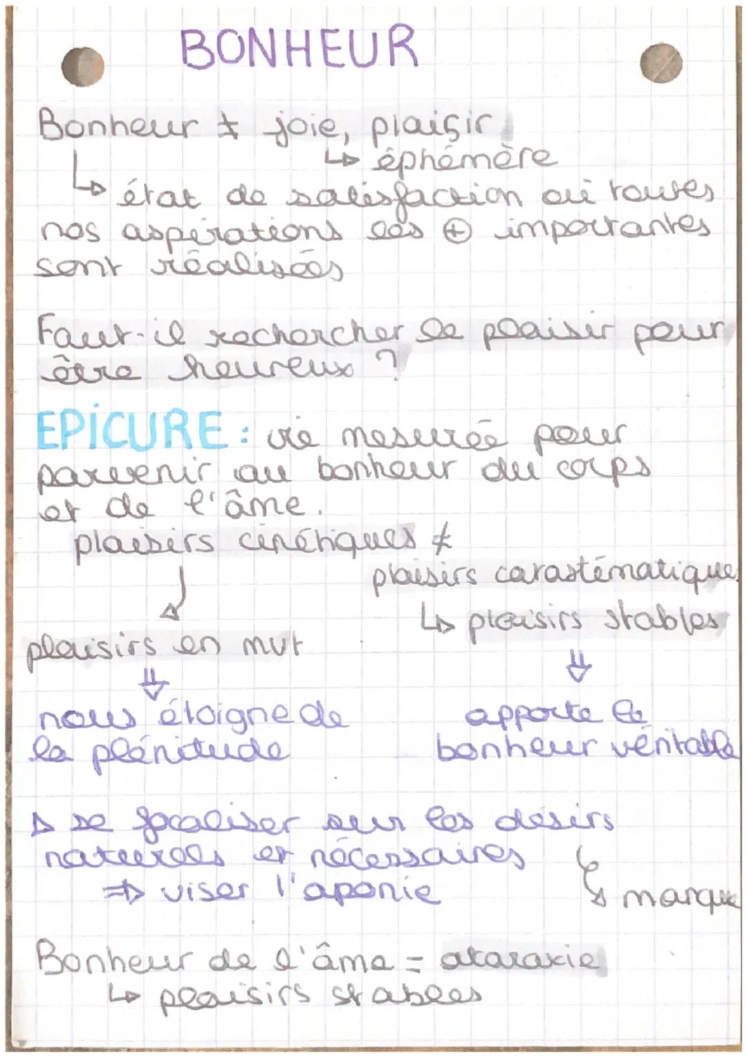 # BONHEUR

Bonheur & joie, plaisir,

ما éphémère

Lo état de satisfaction in rowes.
nos asperations les importantes.
sont réalisées

Faut-il