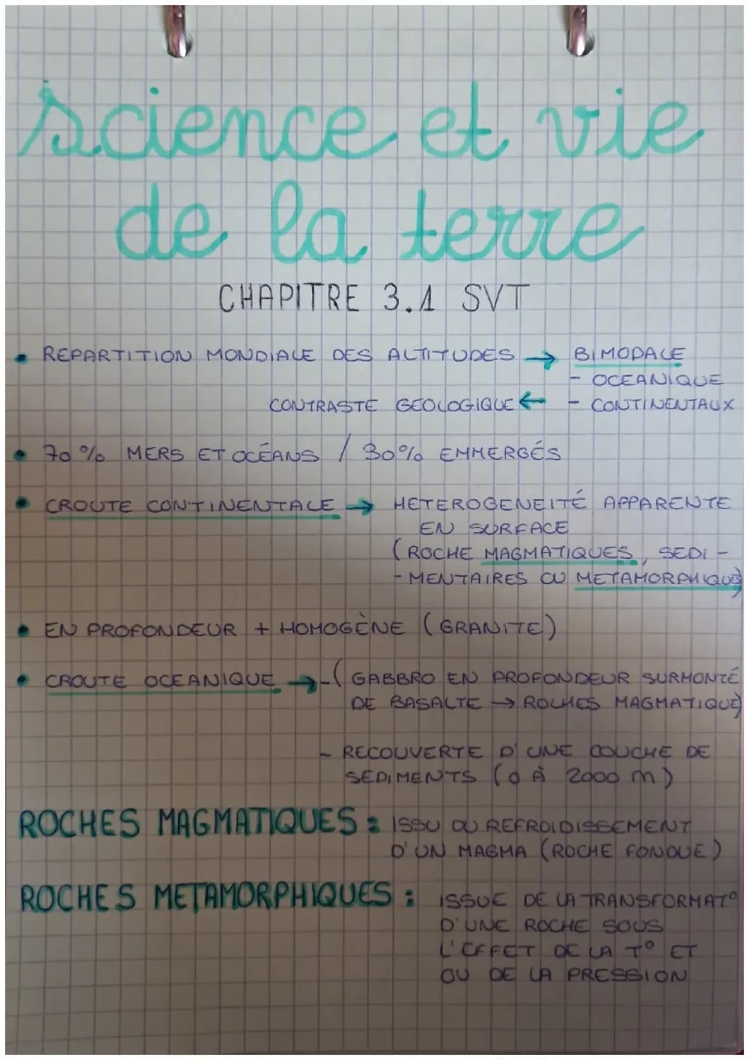 La dynamique interne de la terre 1ère spé SVT