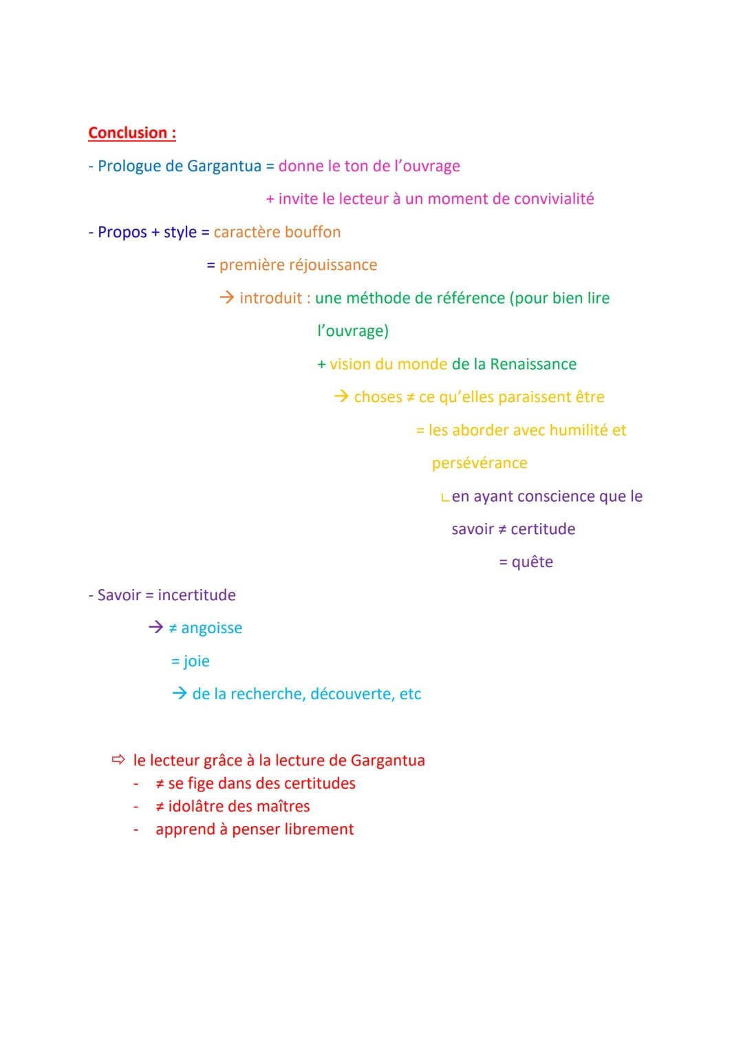 Gargantua
Prologue
→Pour l'édition Belin Gallimard, collection classico lycée: p. 20-22
➜ Il n'est pas nécessaire d'avoir cette édition pour