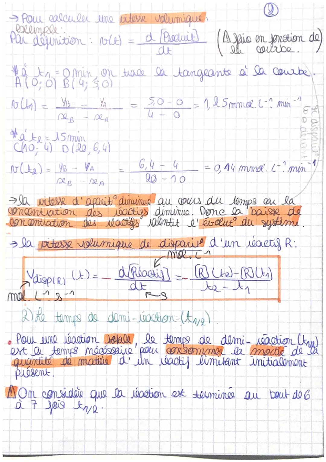 chap. 11)
Cinétique chimique.
is cinétique chimique étudier l'évolution des systèmes chimiques
dans le temps. Ces études sont cruciales, par