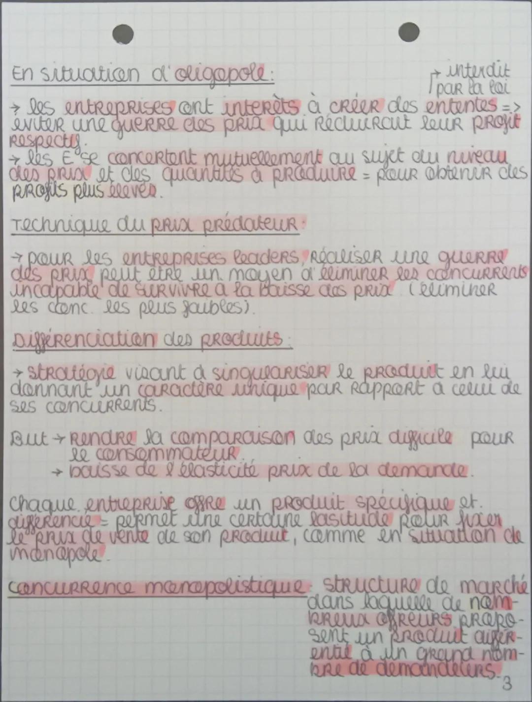 SES
marchés imparfaitement
concurrentiels.
calcul du coût moyen => coût total
quantité produite
Économie d'échelle: baisse du coût moyen néc