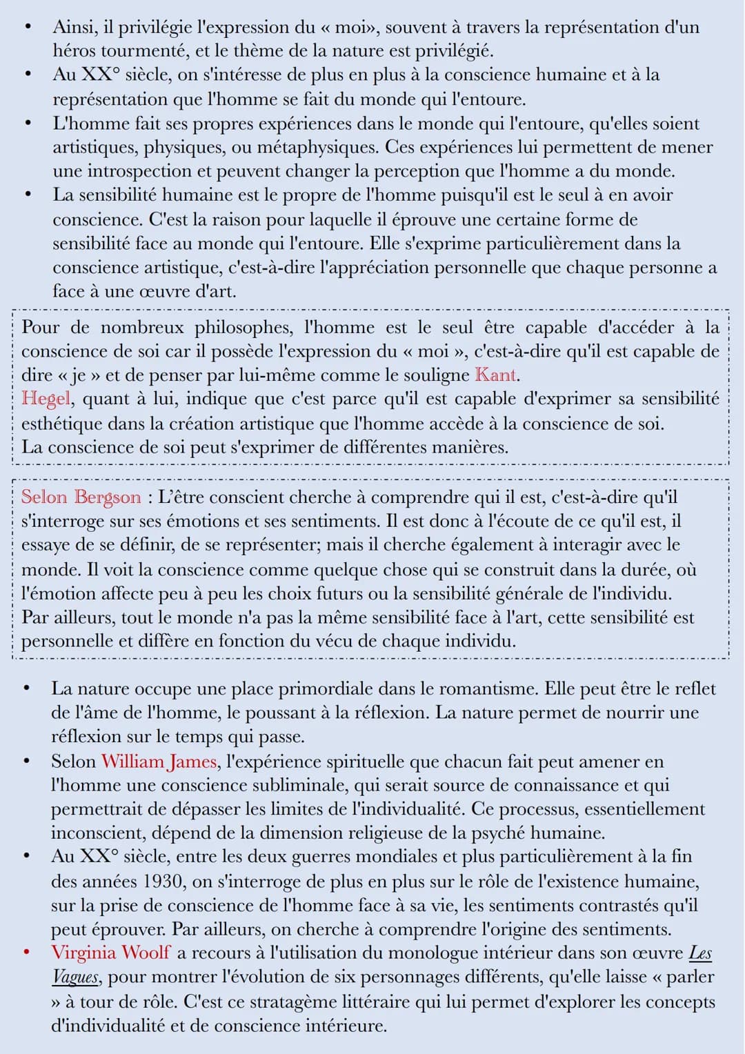 Introduction :
Mise en place d'une esthétique du
sentiment qui va se développer dans
le romantisme
Entre le 18ème et milieu 19ème
l'expressi