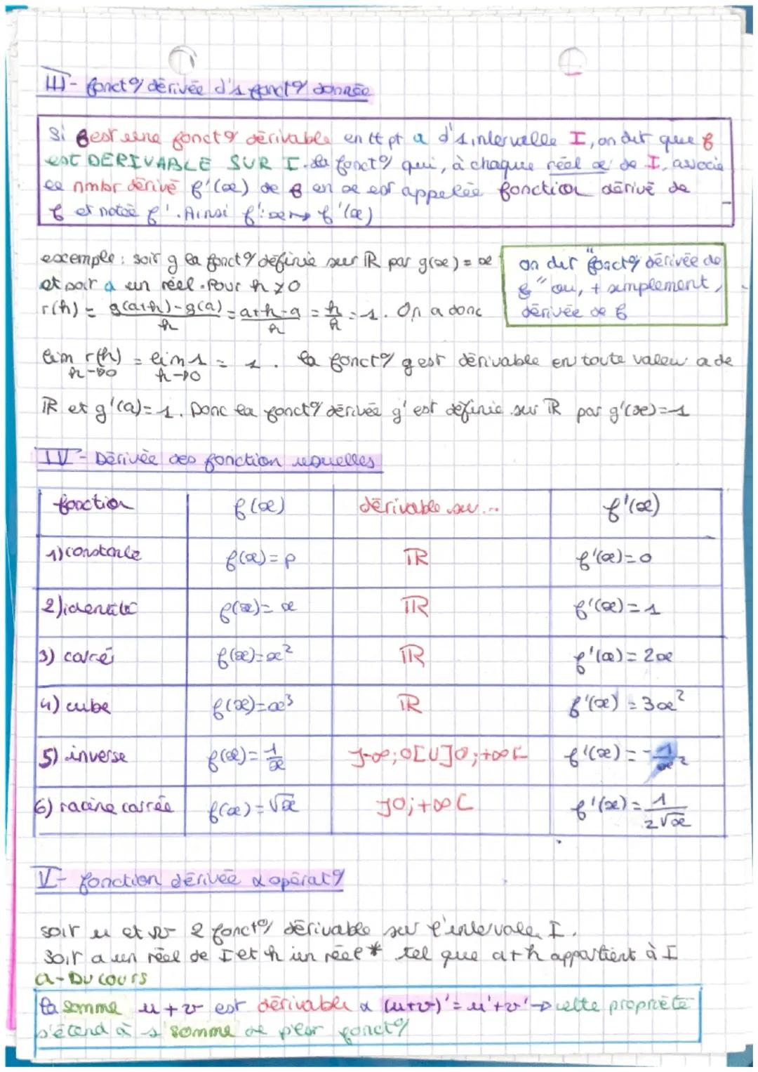 2
Maths
30
Derivations
I- Tause de variation a nmor derive
sat i en reee tel qere ath appartient à ς
Soir M lath; flash) uur pt de &
e
Bla)
