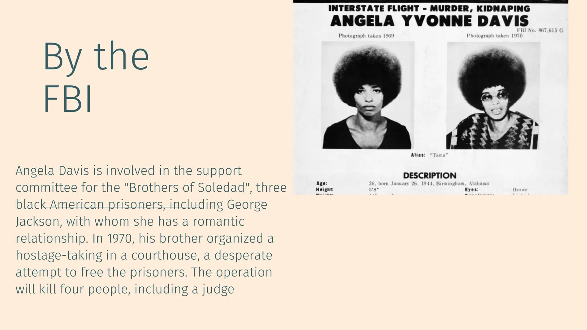 afro-american woman
Angela Davis
Presented by ANBAR Ibrahim about Angelina
Aavis
26 january 1944
Birmingham /Alabama
an American activist, p