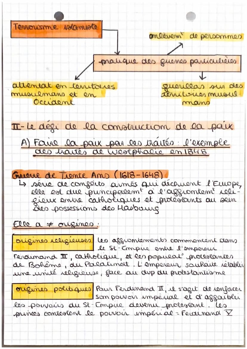 1
HGGSP
Faire la guerre, faire la paix
Introduction:
guerre = comgeit armé, acte de violence destimé à
comtraindre l'adversaire à exécuter m