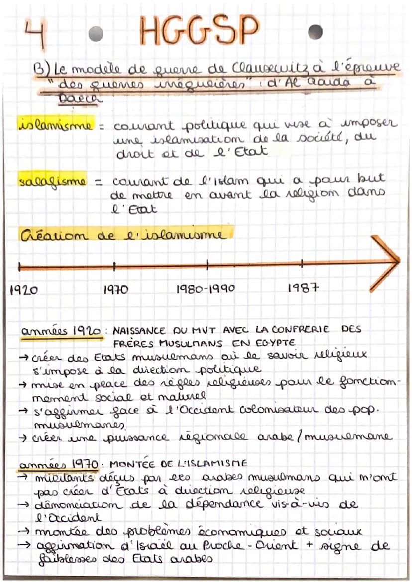 1
HGGSP
Faire la guerre, faire la paix
Introduction:
guerre = comgeit armé, acte de violence destimé à
comtraindre l'adversaire à exécuter m