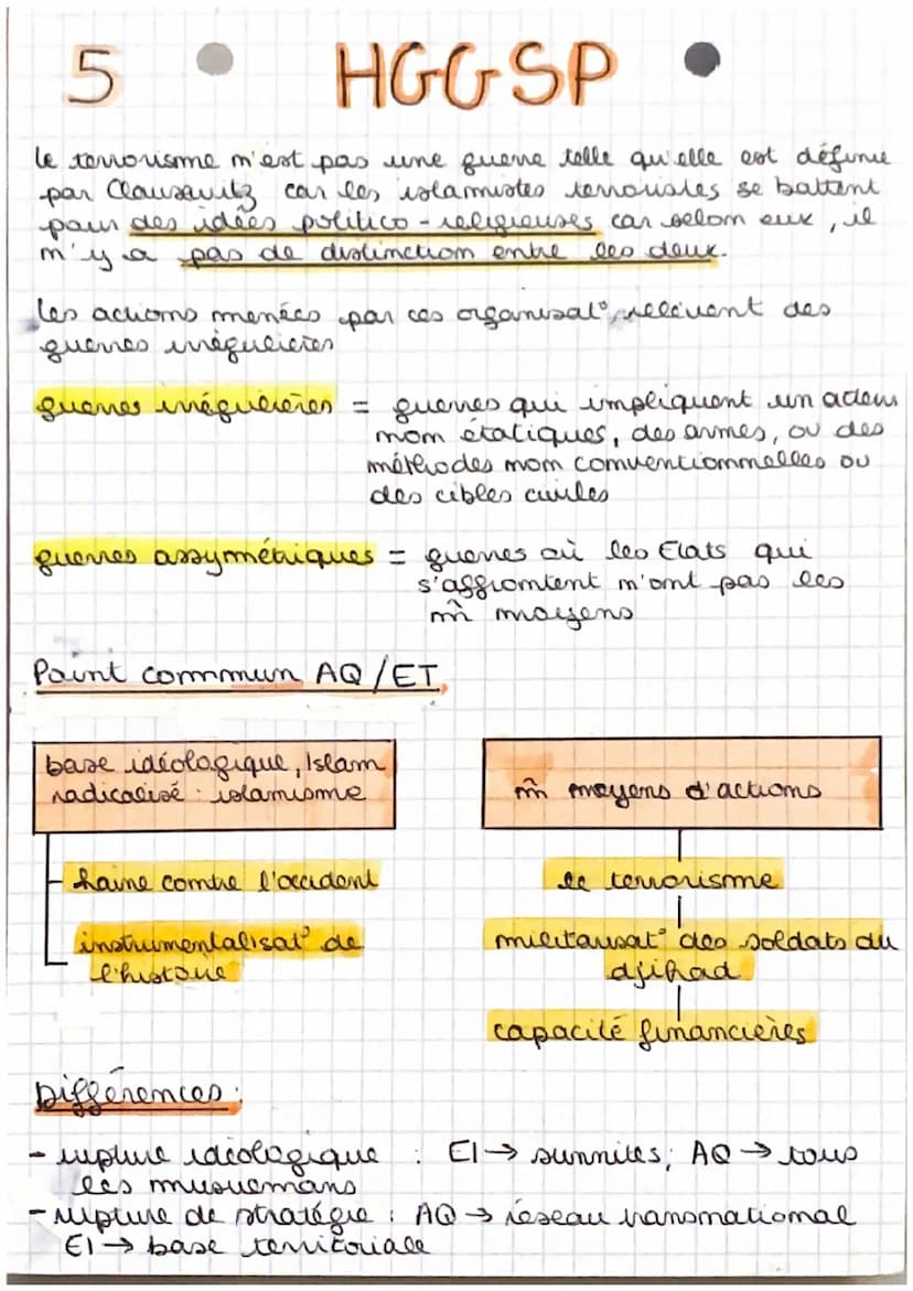 1
HGGSP
Faire la guerre, faire la paix
Introduction:
guerre = comgeit armé, acte de violence destimé à
comtraindre l'adversaire à exécuter m