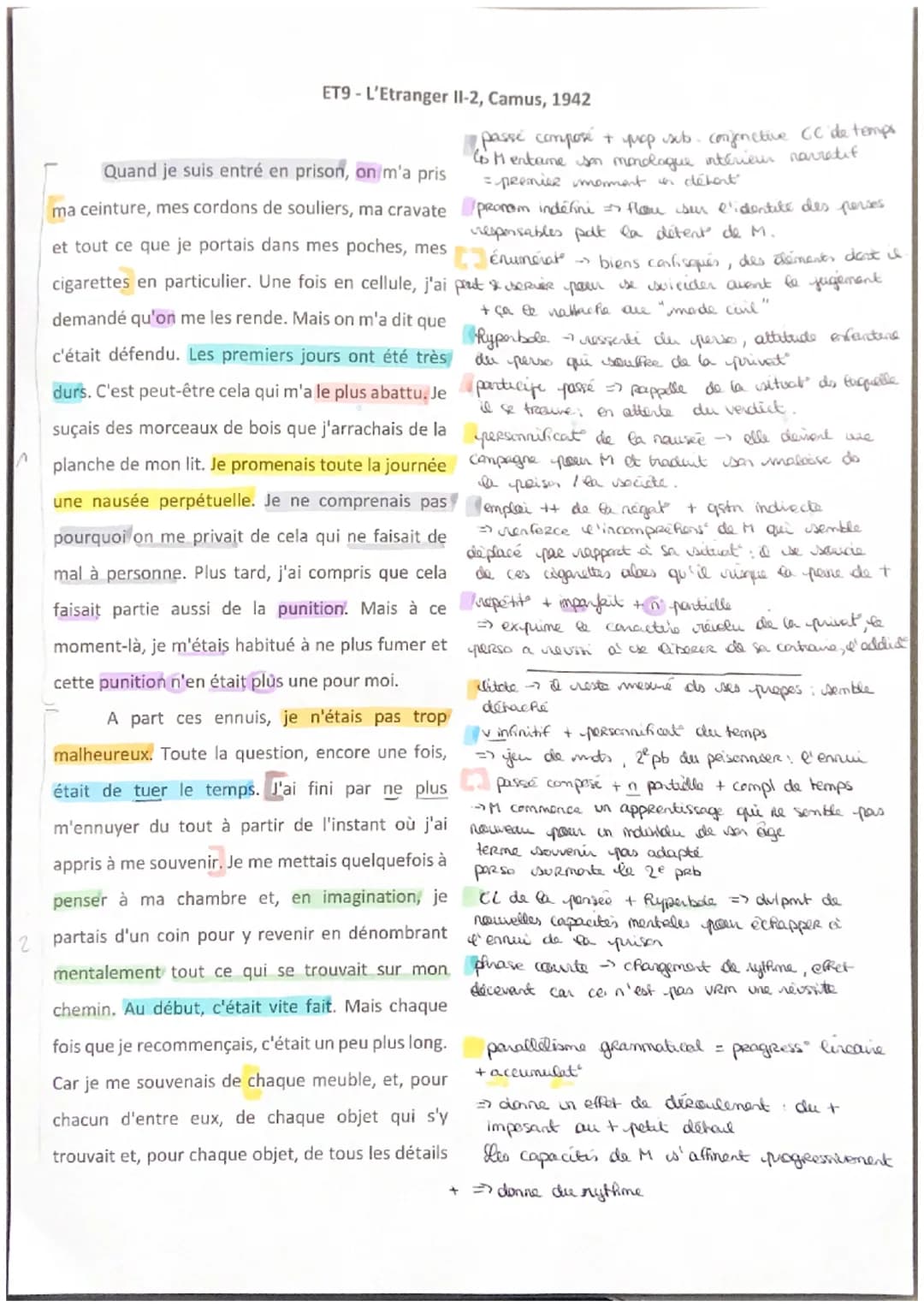 ЕТЛО
le prisonnier
Meursault
Р
R
B
♥
INTRODUCTION
• amorce figure du présomier exploiter par les
autans poen défoncer les condit de détentio