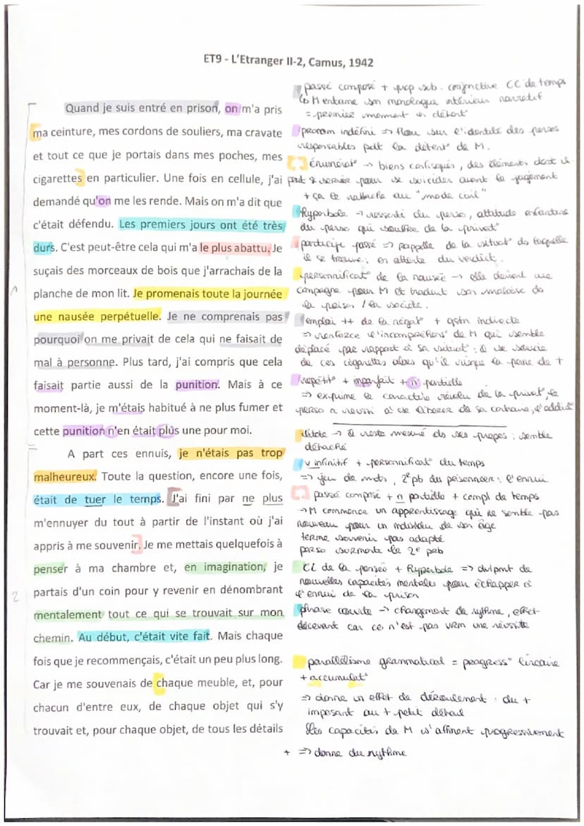 ЕТЛО
le prisonnier
Meursault
Р
R
B
♥
INTRODUCTION
• amorce figure du présomier exploiter par les
autans poen défoncer les condit de détentio