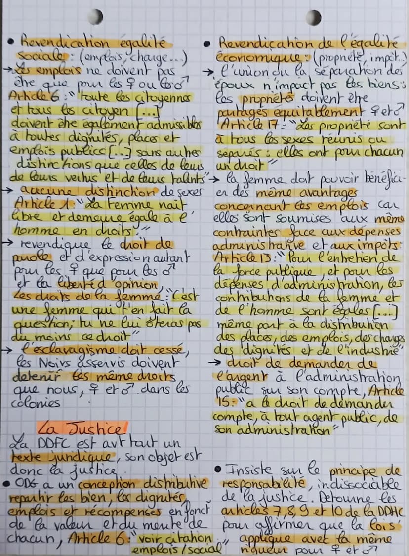 La littérature d'idées)
La déclaration des droits de la femme et de la citoyenne
Olympe de Gouges.
Presentation de l'auteur:
Marie Gouze (17