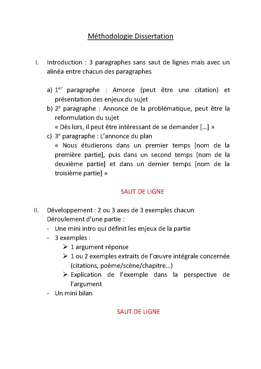 Méthodologie pour écrire une dissertation: exemples et méthodes
