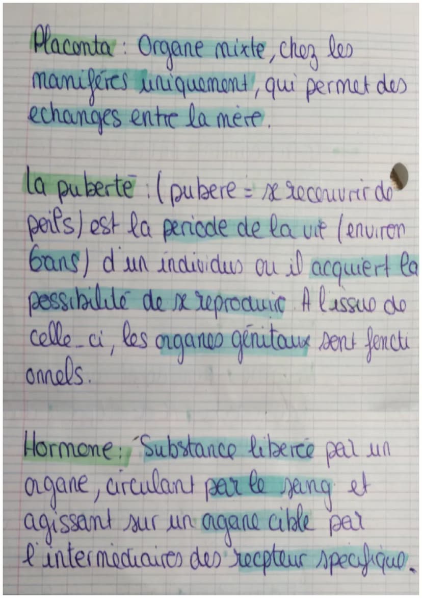 SVT-
procreation et sexualité humaine
la reproduction naturelle est toujours
sexuee chez l'espèce vivipare la fecondat
est interne et le dev