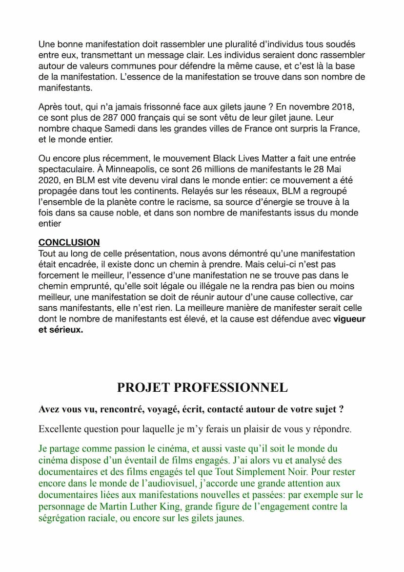 GRAND ORAL SES: l'engagement
politique
Y a-t-il une bonne manière de manifester ?
INTRODUCTION:
<< La liberté n'est pas l'absence d'engageme