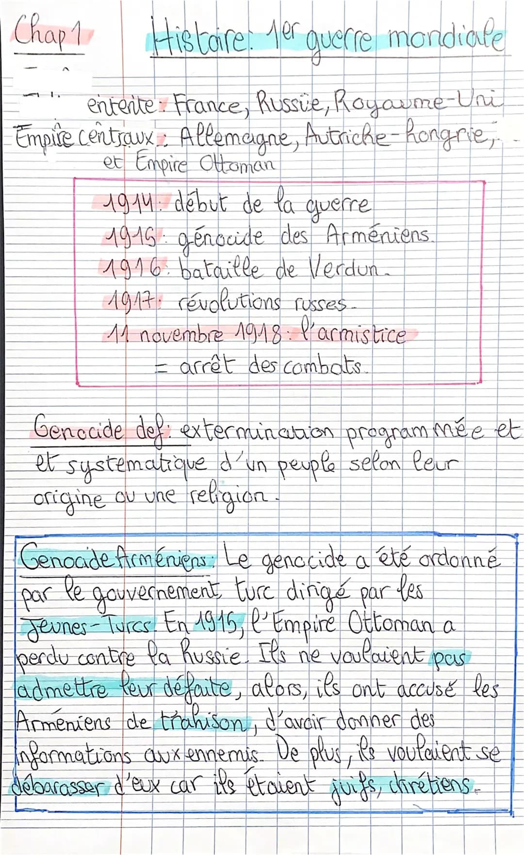 
<h2 id="rsumdelhistoire3me">Résumé de l'histoire 3ème</h2>
<p>La Première Guerre mondiale, également connue sous le nom de la Grande Guerre