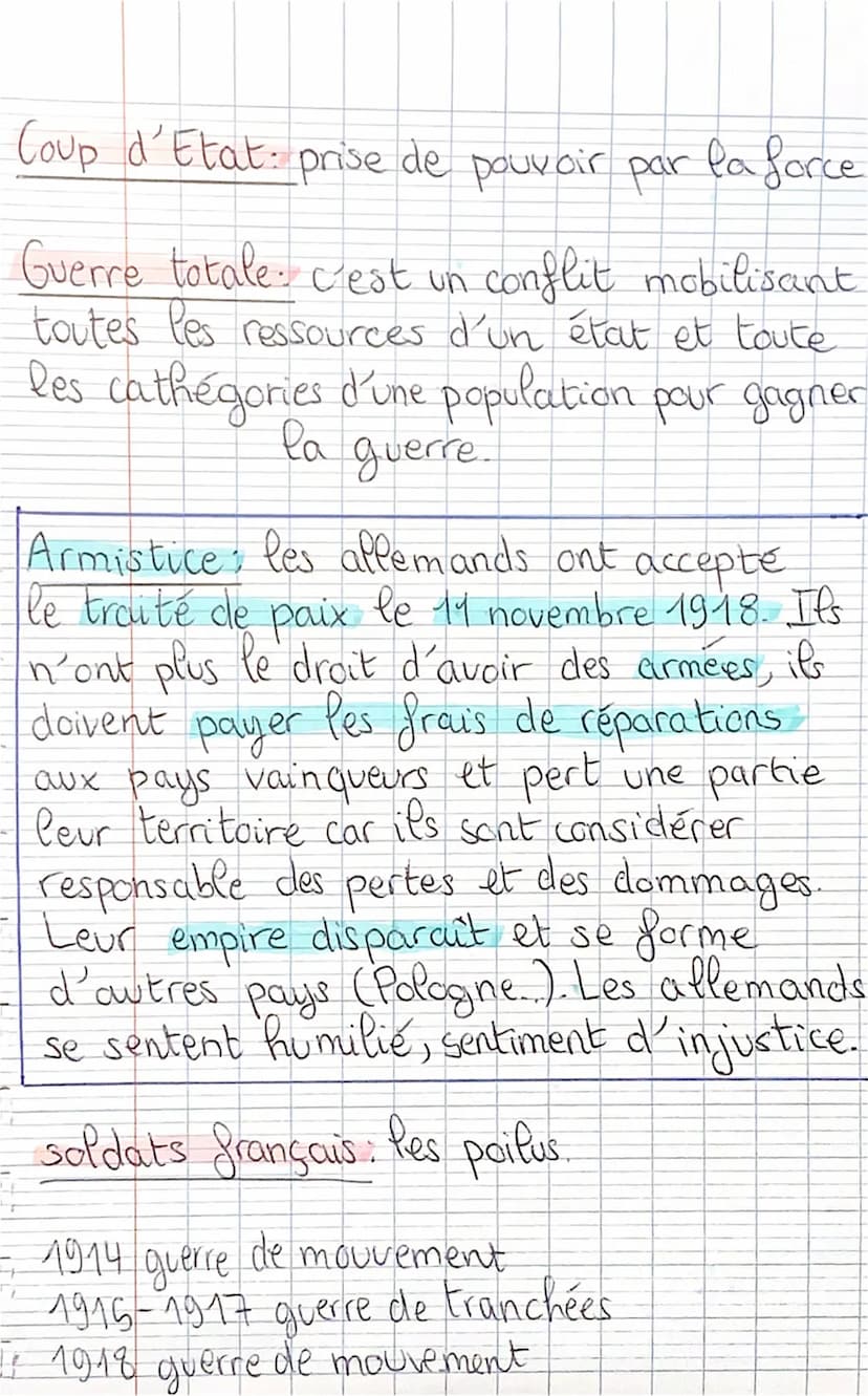 
<h2 id="rsumdelhistoire3me">Résumé de l'histoire 3ème</h2>
<p>La Première Guerre mondiale, également connue sous le nom de la Grande Guerre