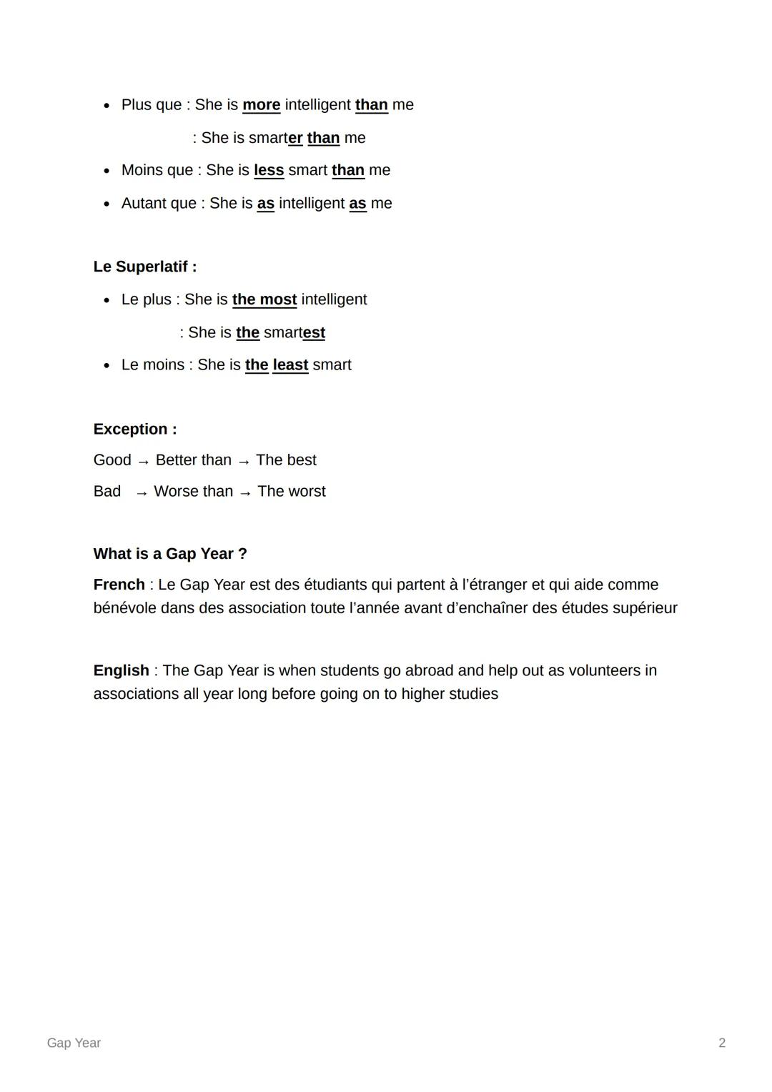 Gap Year
Français
Gratuitement
Pas de salaire
Avoir besoin
Être pauvre
Pauvreté
Avoir faim
Avoir soif
Mourir de faim
Guérir
Se rétablir
Les 