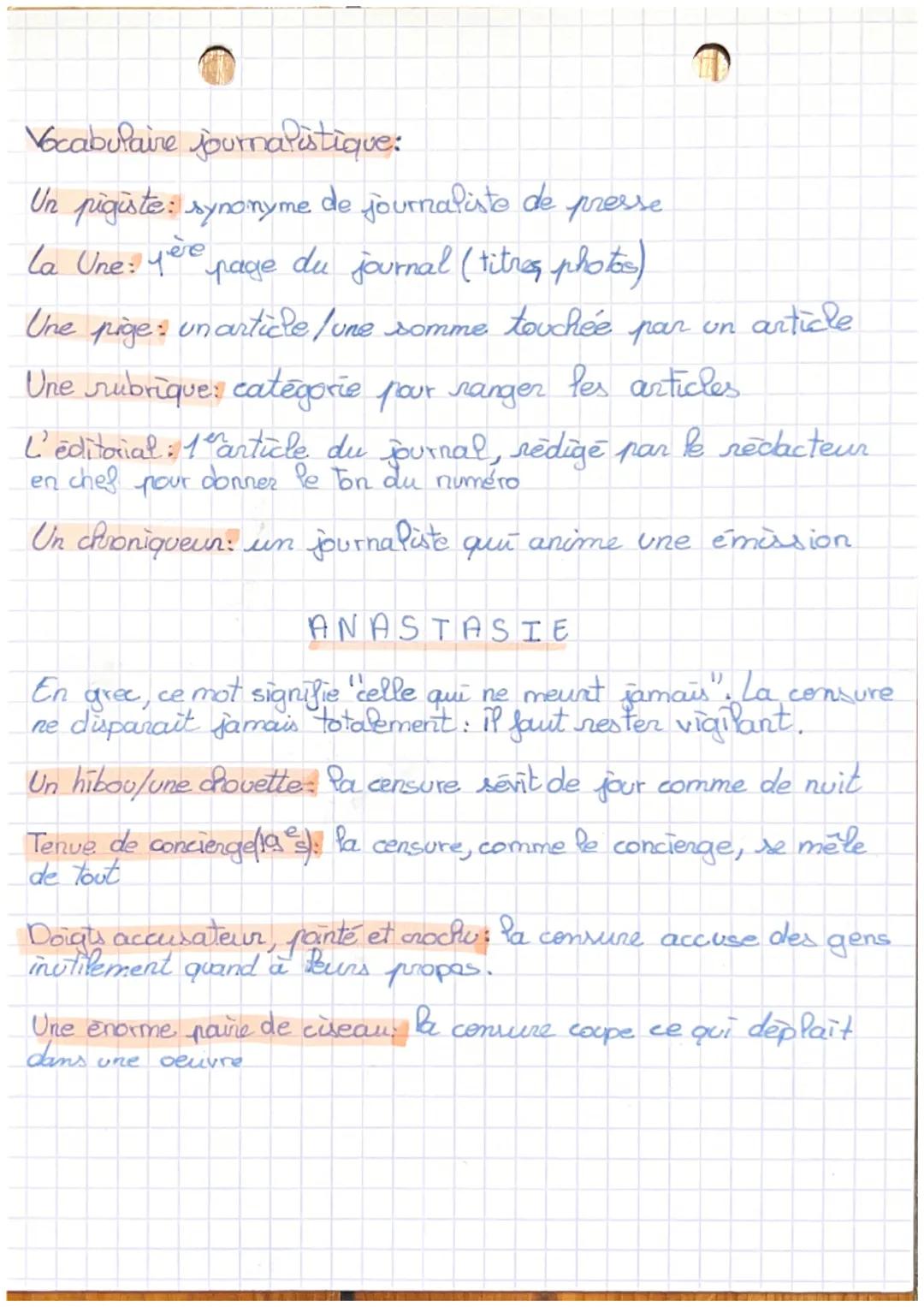 # FRANÇAIS.

Le Journalisme

Profession qui respecte une déontologie Risque de non respect de
(regles morales)
Pa deontologie: la défiance
C