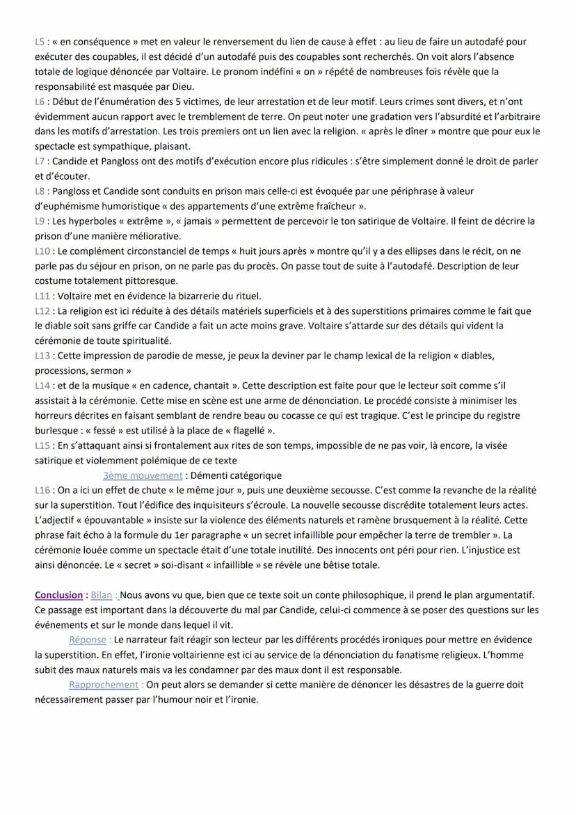 Objet d'étude : La littérature d'idées du XVIe au XVIIIe siècle
Parcours Rire et savoir
9- Chapitre 6: Comment on fit un bel auto-da-fé pour