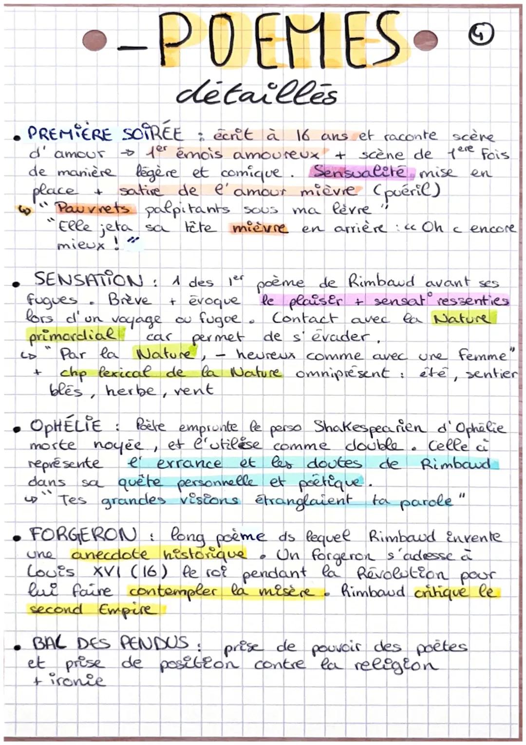 •
•-POEMES•
détaillés
④
PREMIERE SOIREE : écrit à 16 ans et raconte scère
fer émois amoureux +
d'amour
+
scène de fere fois.
de manière légè