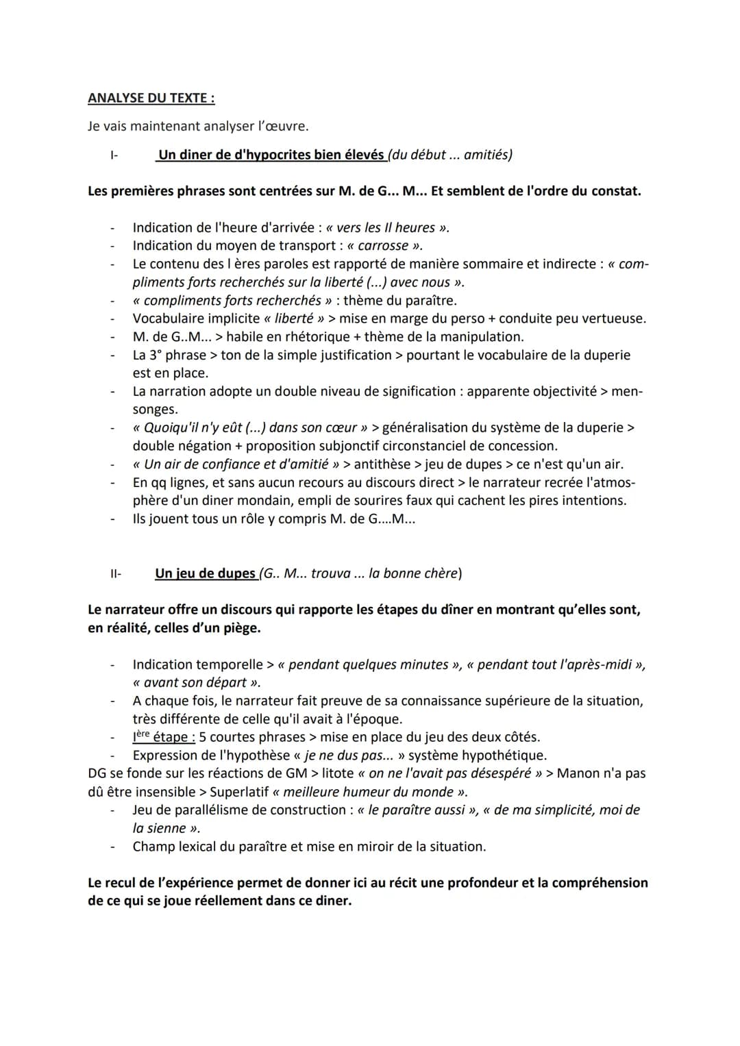 Fiche de révision n°9:
Antoine-François Prévost, Manon Lescaut, Le diner de dupes
INTRODUCTION :
Bonjour, M., aujourd'hui je vais vous prése