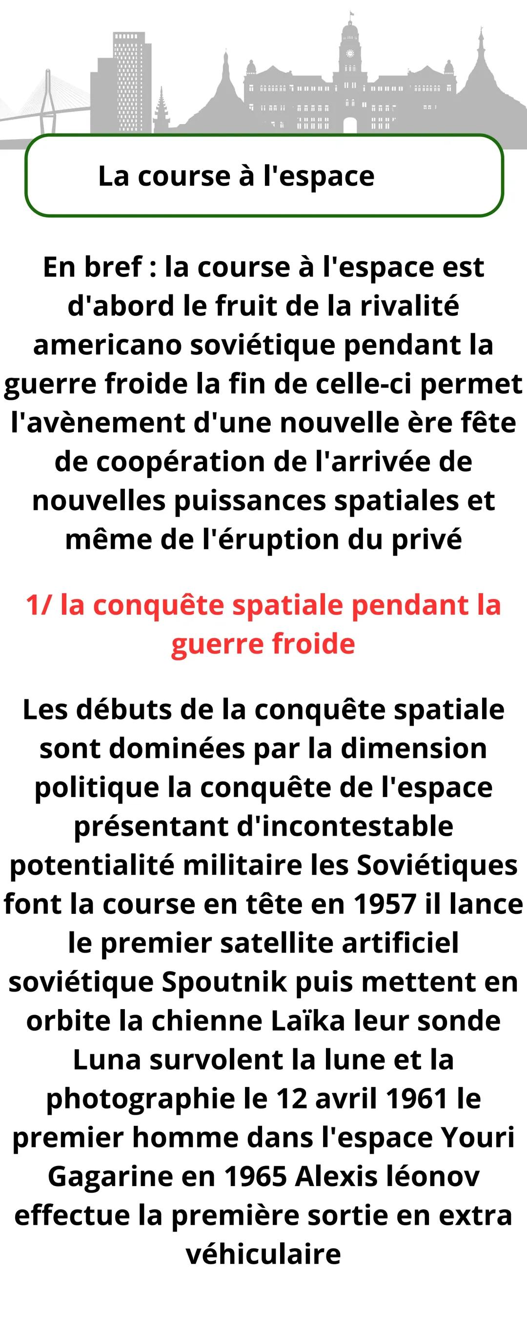 La Course à l'Espace 