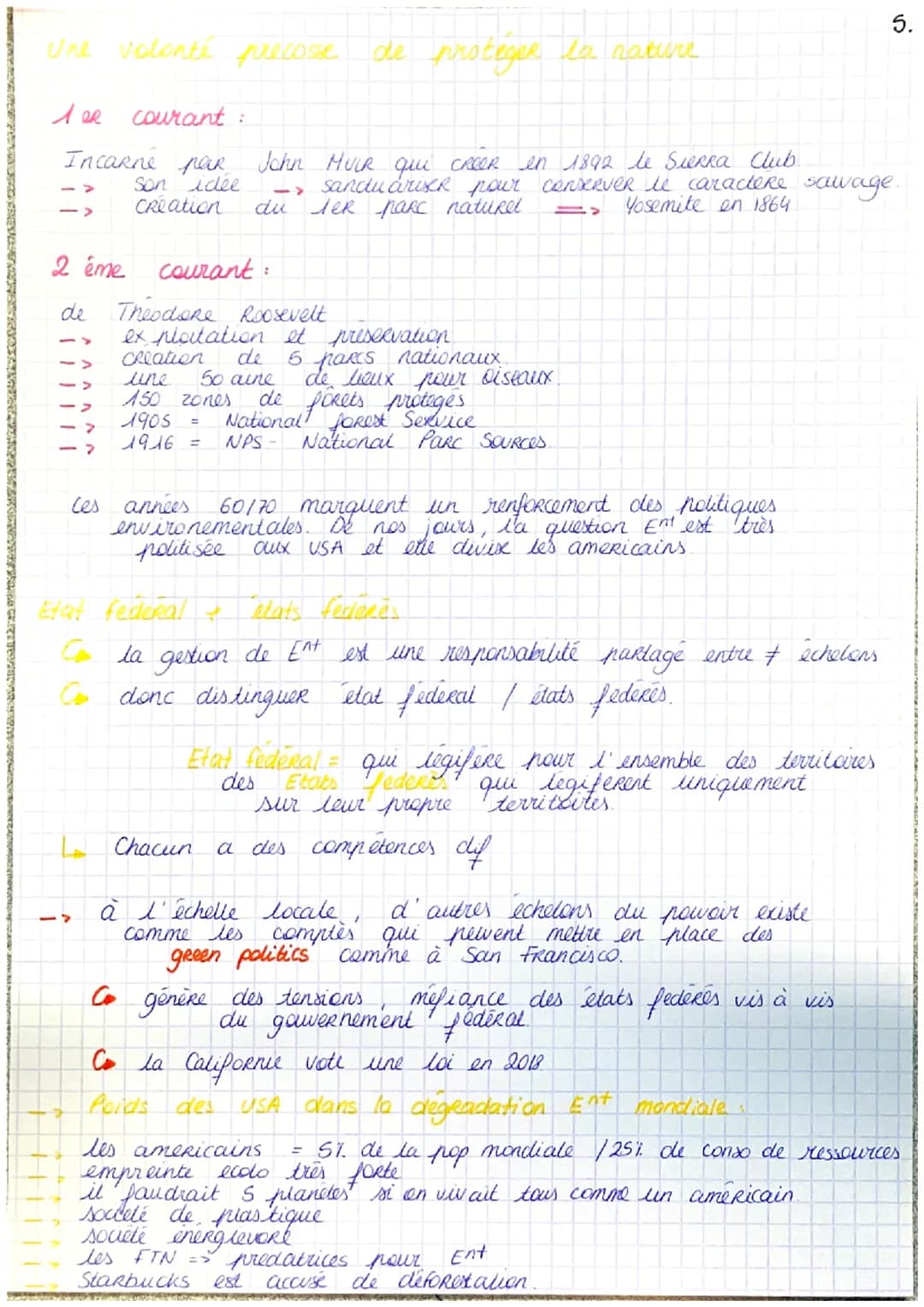 l'environnement
theme 5 l'environement, entre exploitation et protection
en quoi la relation entre l'humanité et son E
est elle un enjev geo