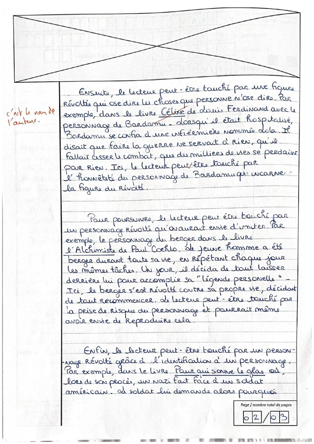 N° candidat:

N° d'inscription:

REPUBLIQUE FRANÇAISE
Né(e) le: 17/05/2005
Concours/Examen: Bac blanc.
Section/Spécialité / Série:
Epreuve: 