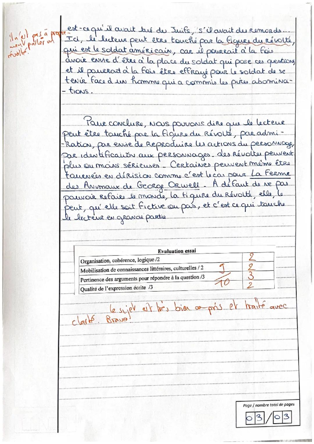 N° candidat:

N° d'inscription:

REPUBLIQUE FRANÇAISE
Né(e) le: 17/05/2005
Concours/Examen: Bac blanc.
Section/Spécialité / Série:
Epreuve: 