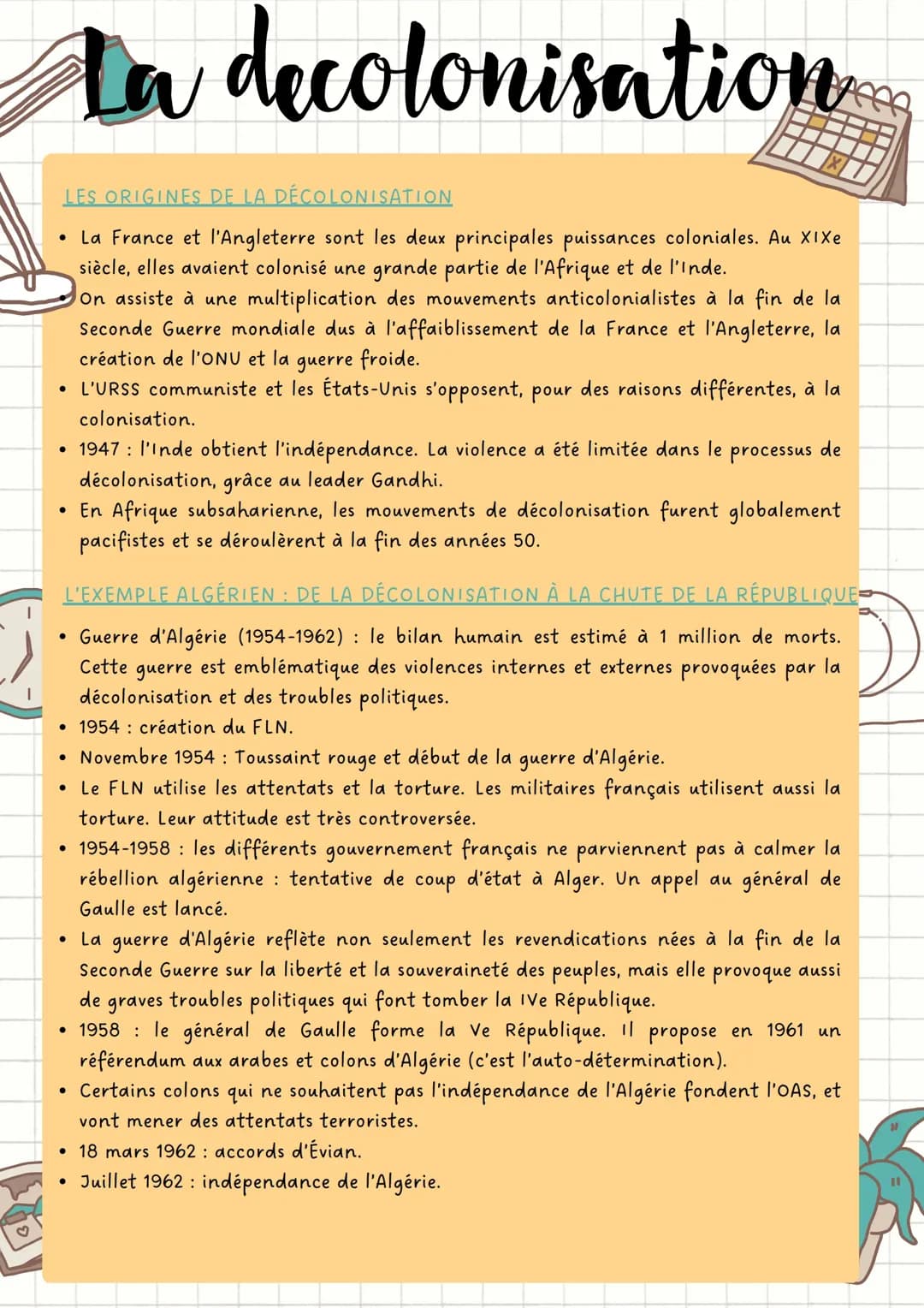 La Décolonisation 
