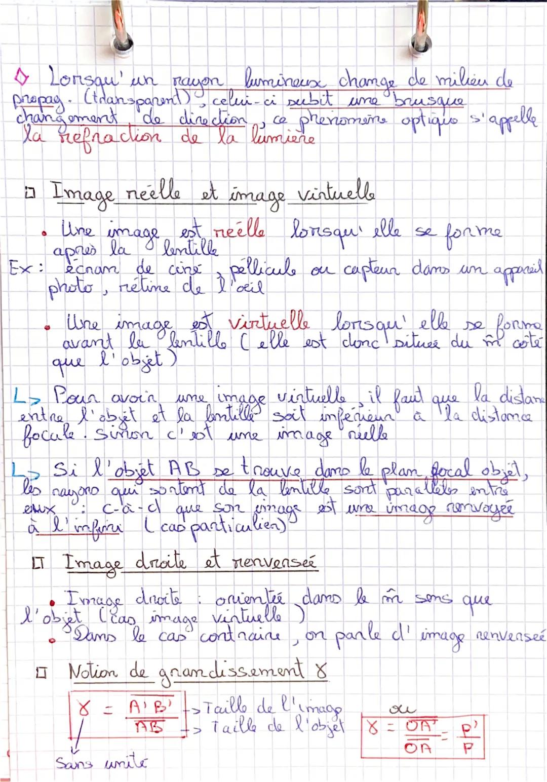# Chap 2: Formation d'une
image par une lentille
mince convergente
17/Lentille minces convergentes et
divergentes (TP3)

*   Lentille conver