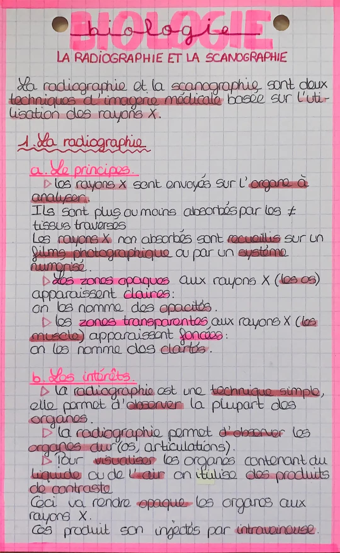 المنهملمنط•
LA RADIOGRAPHIE ET LA SCANOGRAPHIE
La radiographie et la scanographie sont doux
techniques d'imagerie médicale basée sur l'uti-
