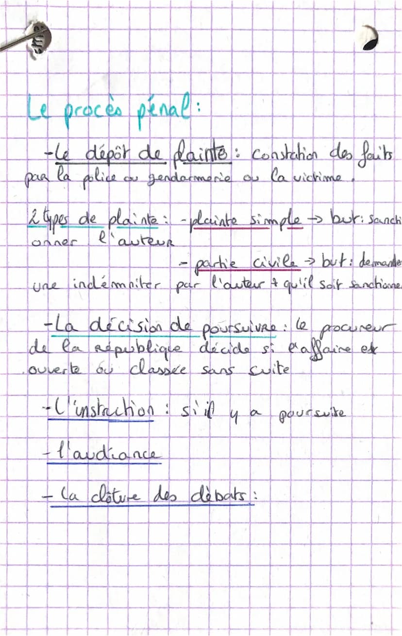 Les grands principes de la justice:
1) un procès équitable
Doit être
avoir:
Droit
Le recours au juge
OUB
-jugé de façon impartial + Neutrali
