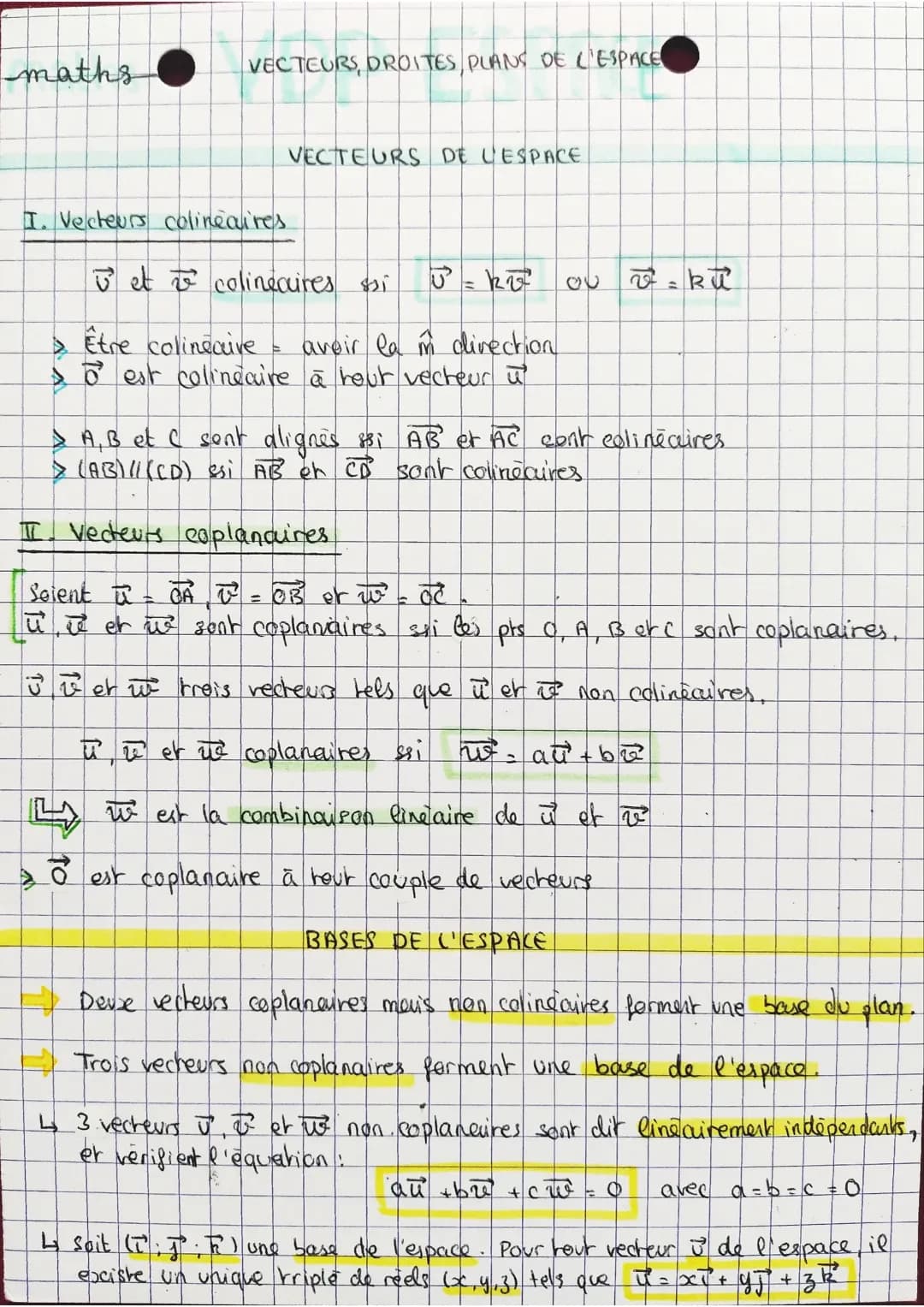 Découvre les Bases du Plan et de l'Espace en Géométrie Vectorielle